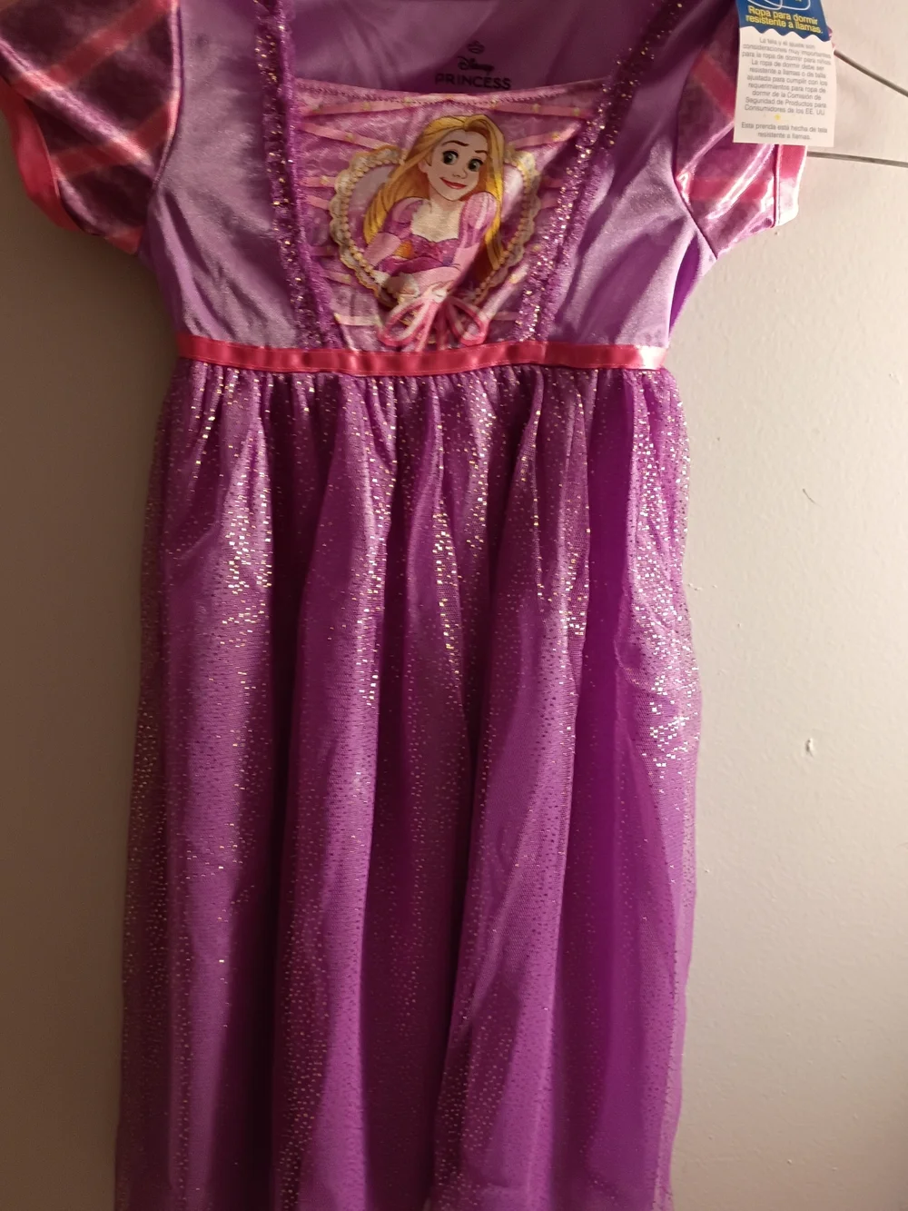 Rapunzel Purple Girls Costume Dress - Picture 7 of 7